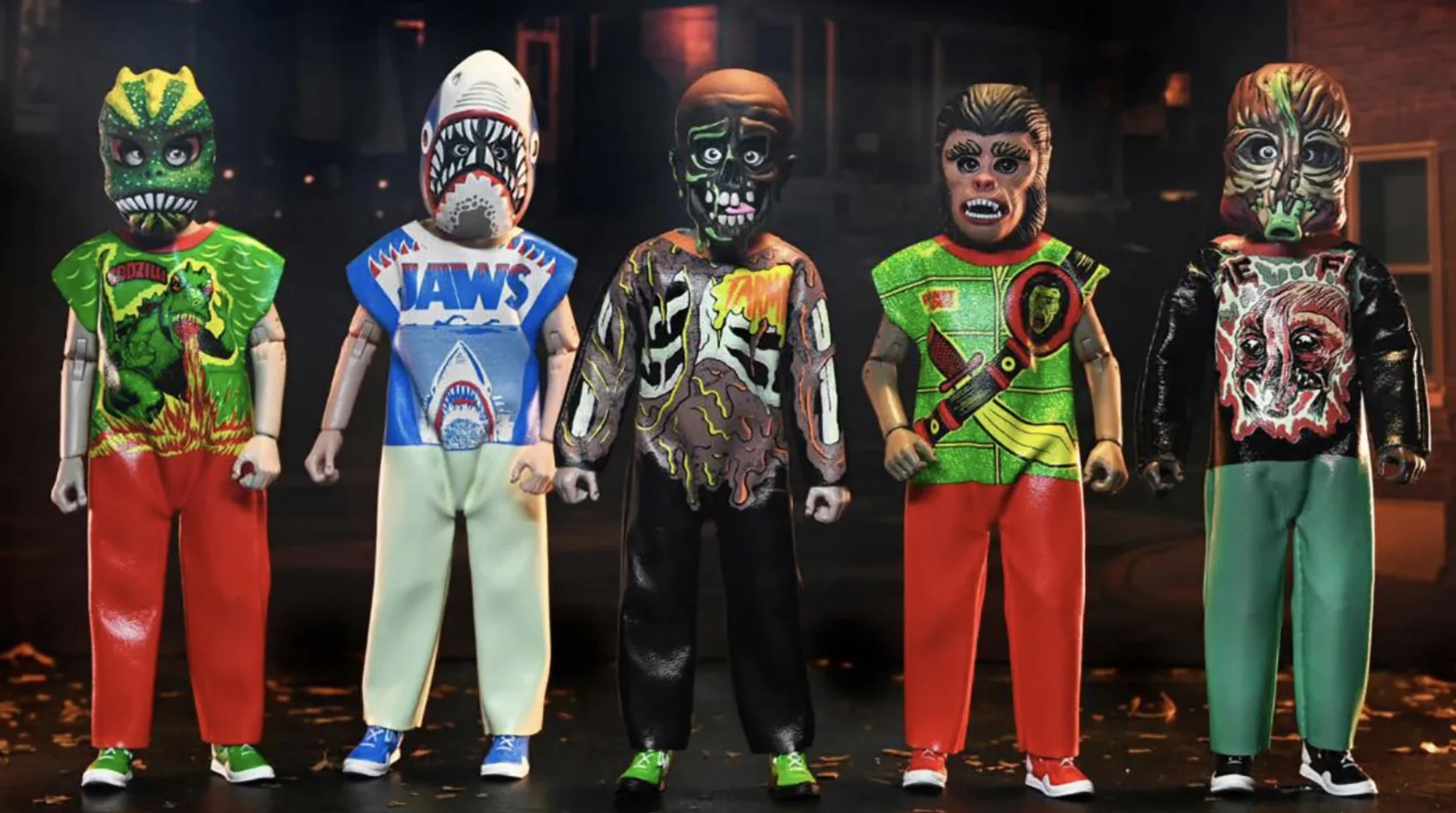 NECA BEN COOPER ベンクーパー ゴジラ ジョーズ エイプ他 ソフビ NECA's New Ben Cooper Movie Costume Toys Include JAWS